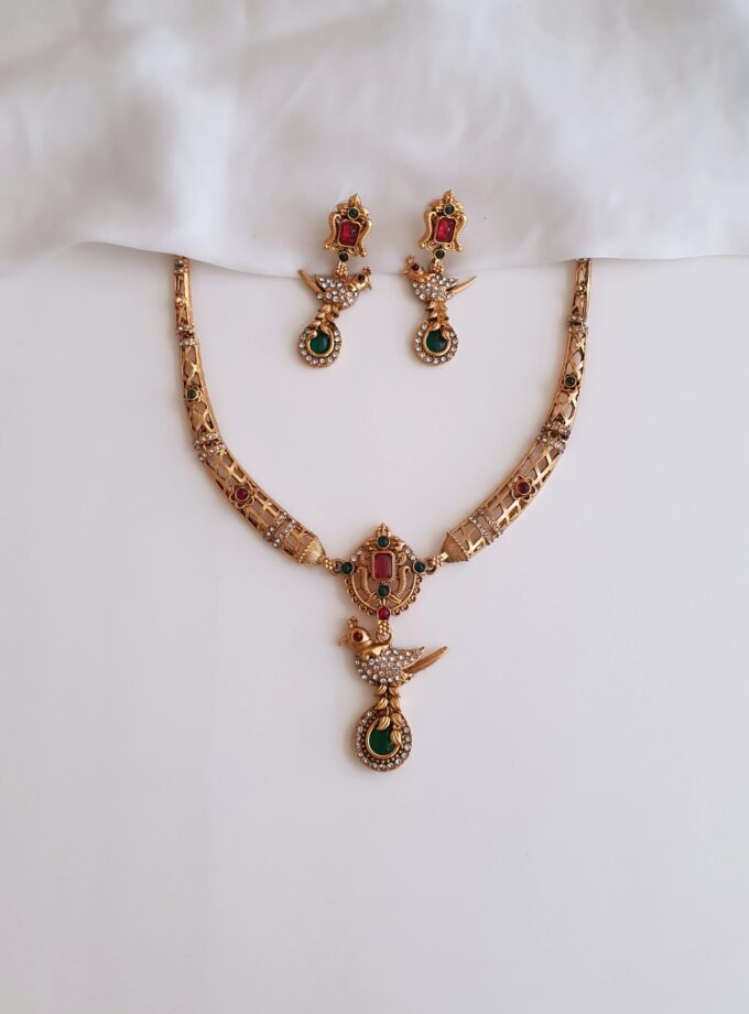 NECKLACE PEACOCK-A3630