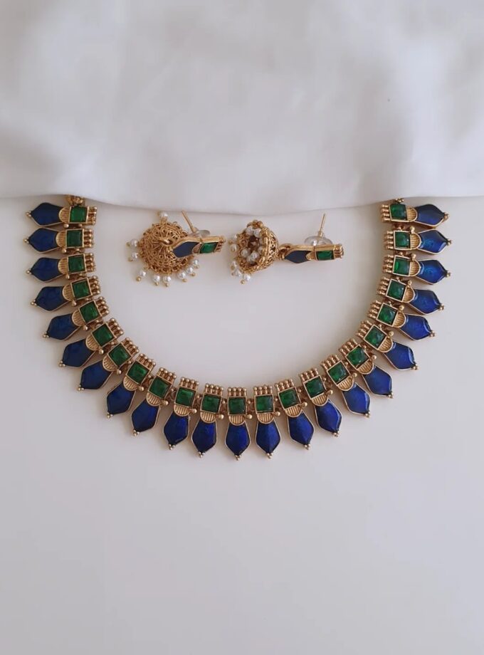 NECKLACE PALAKA-A2774 BLUE