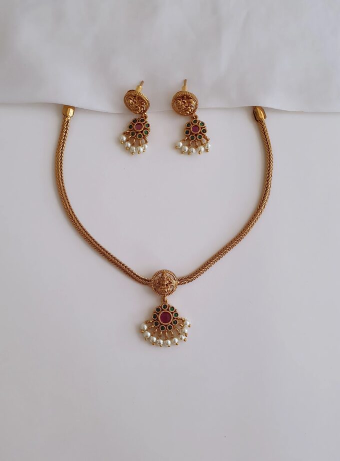 NECKLACE AD STONE-A3683 MULTI