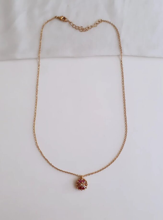 DAILY WEAR AD STONE-A3722 ROUND RUBY