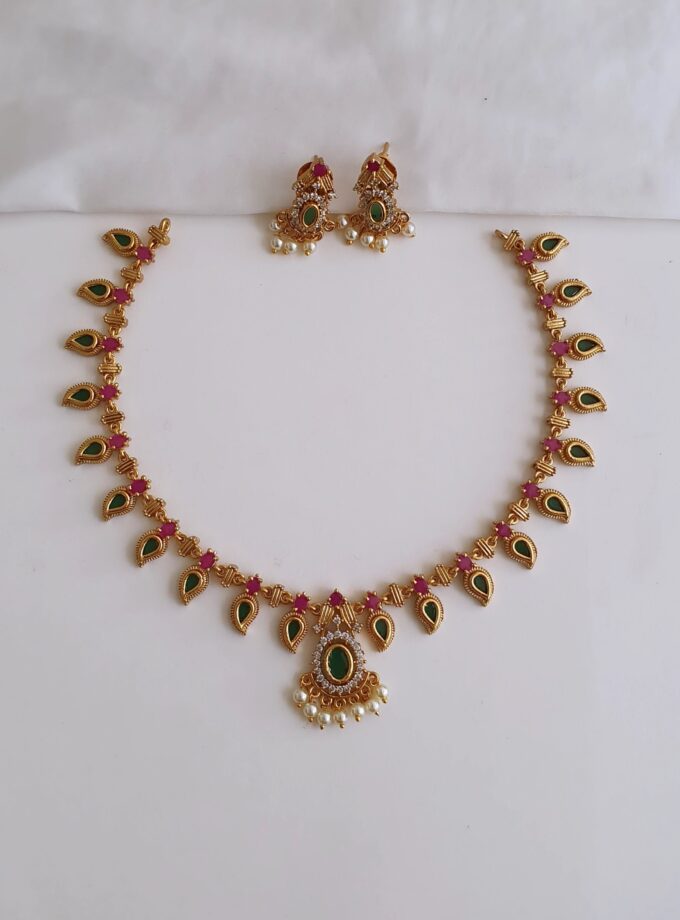 NECKLACE PALAKA AD STONE-A3735