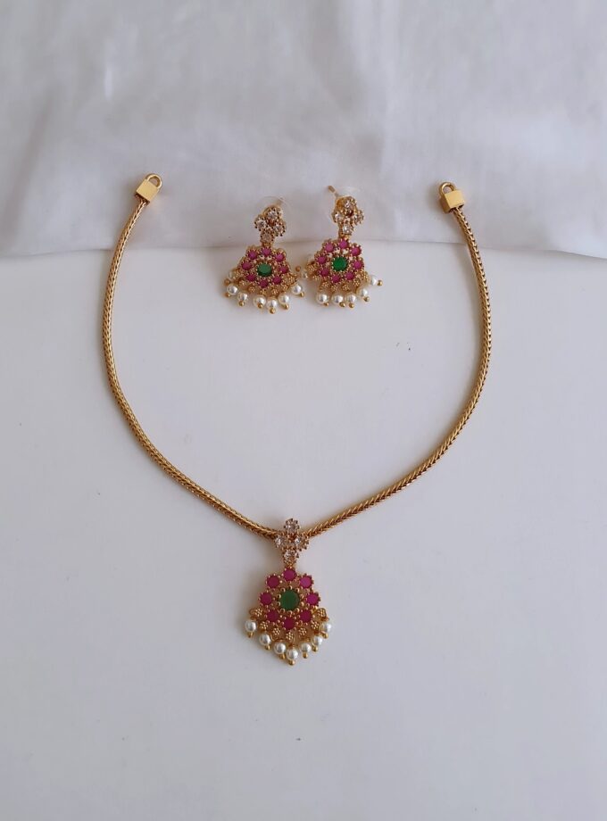 NECKLACE AD STONE-A3740