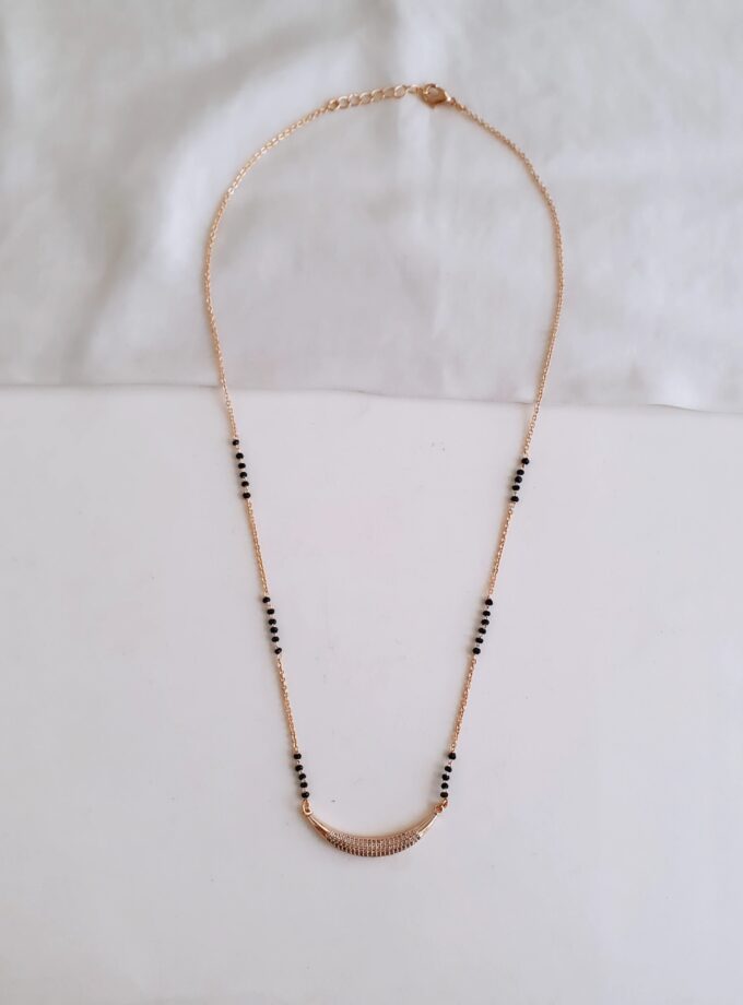 MANGALSUTRA AD STONE-A3743