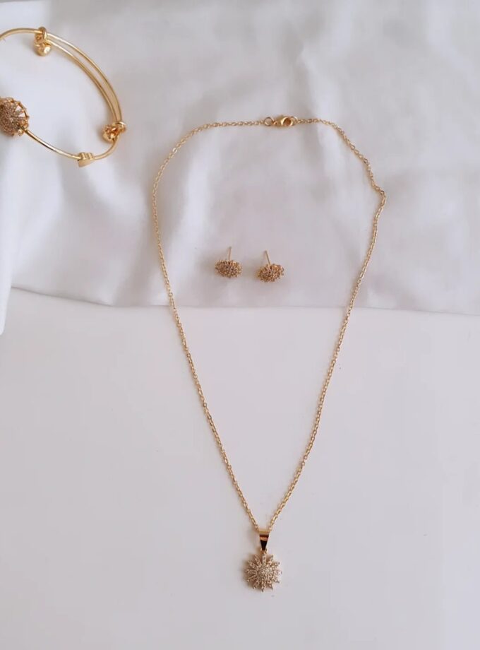 NECKLACE SET-A3747 FLOWER