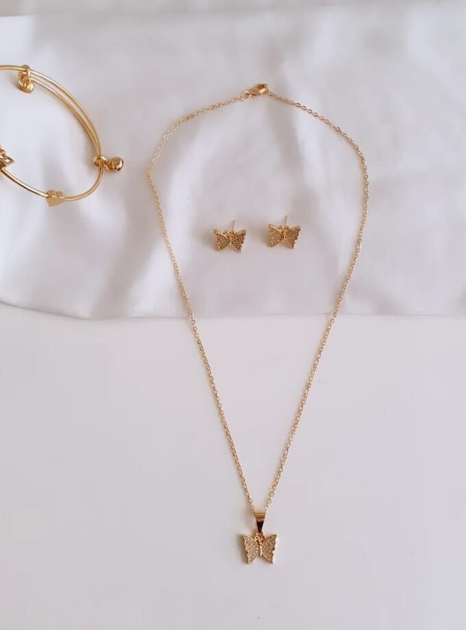 NECKLACE SET-A3747 BUTTERFLY