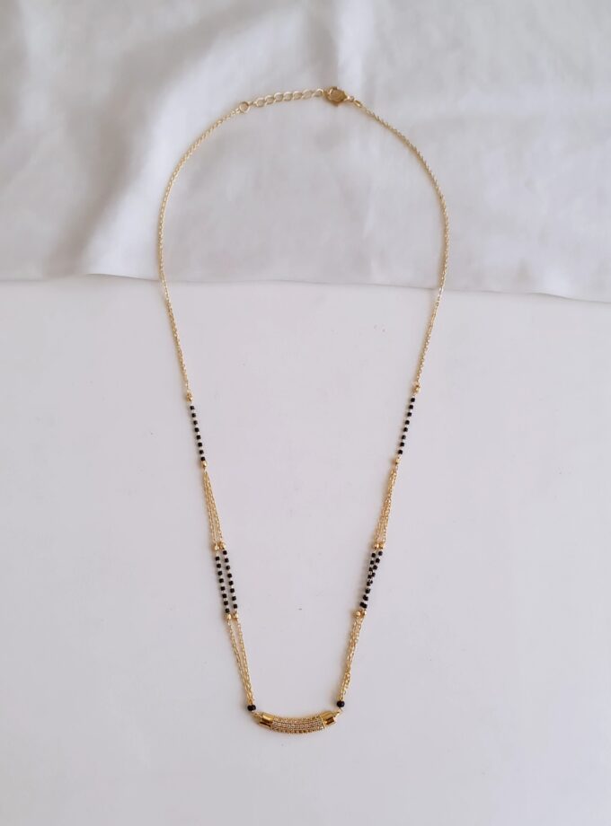 MANGALSUTRA AD STONE-A3751