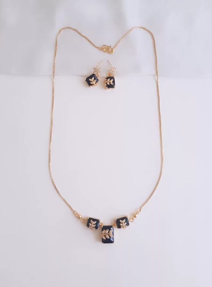 DAILY WEAR-A3765 LEAF BLACK