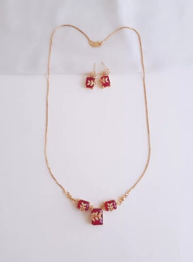 DAILY WEAR-A3765 LEAF RUBY