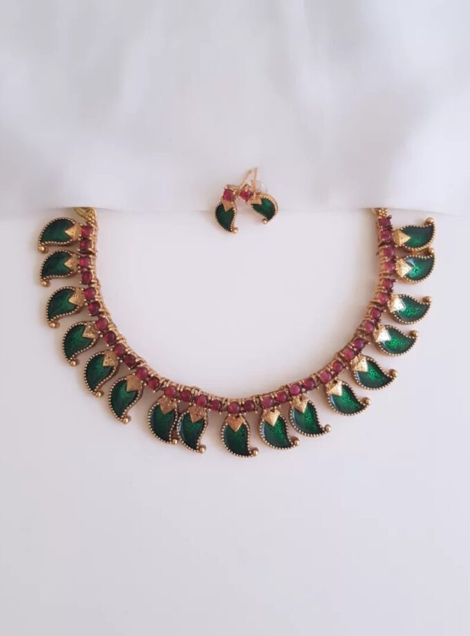 NECKLACE PALAKA-3766 GREEN