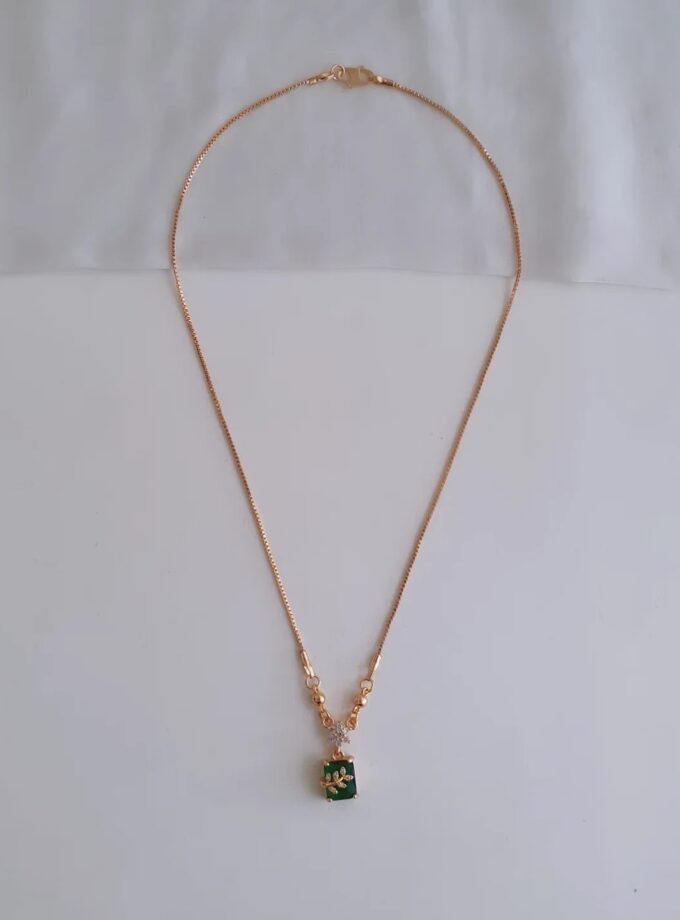 DAILY WEAR MICRO PLATED-A3760 SQUARE GREEN