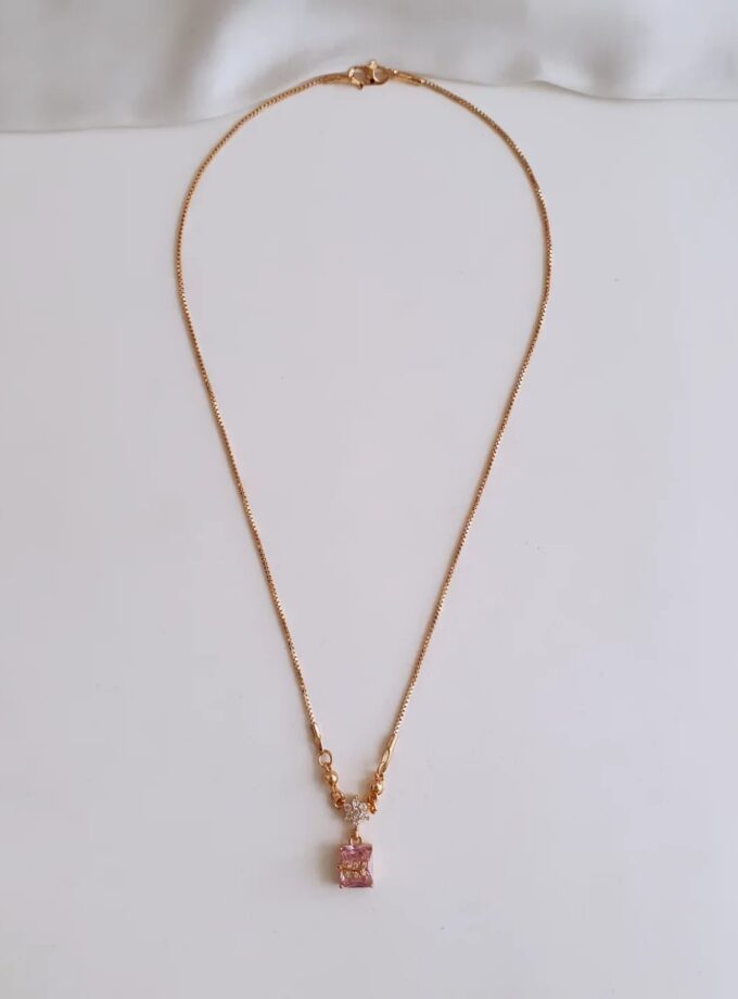 DAILY WEAR MICRO PLATED-A3760 SQUARE PINK