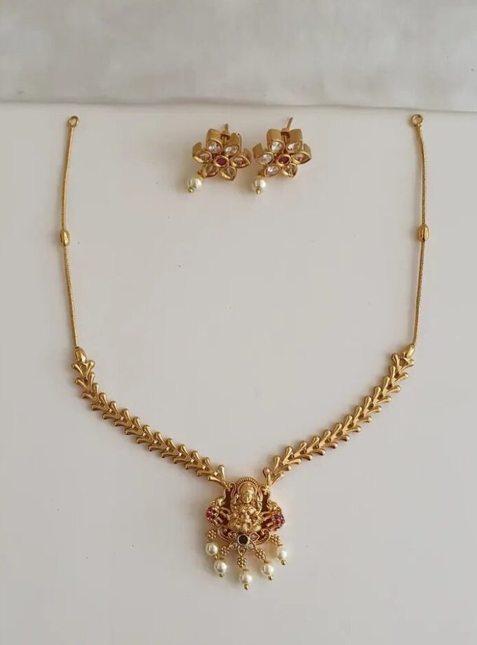 TEMPLE AD STONE NECKLACE-A3874 MULTI