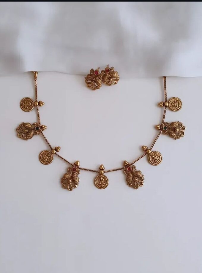 NECKLACE COIN-A3877