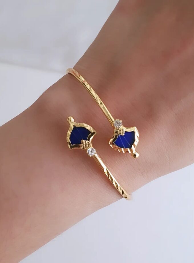 PALAKA HAND CUFF MICRO PLATED-A1066 BLUE