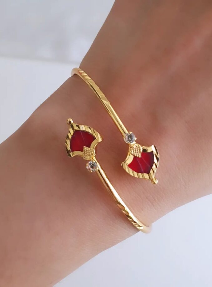 PALAKA HAND CUFF MICRO PLATED-A1066 RED