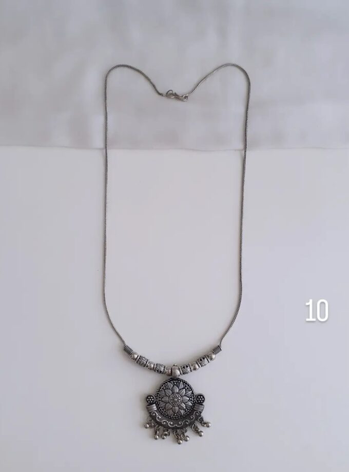 OXIDISED SHORT HAARAM-A3875(10)