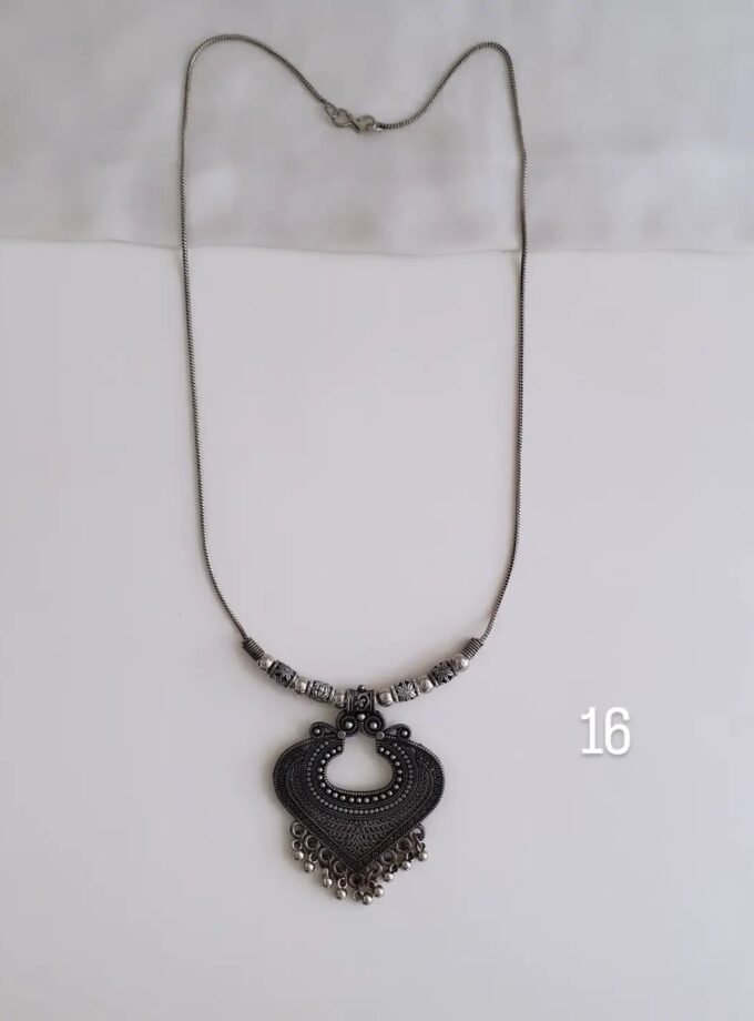 OXIDISED SHORT HAARAM-A3875(16)
