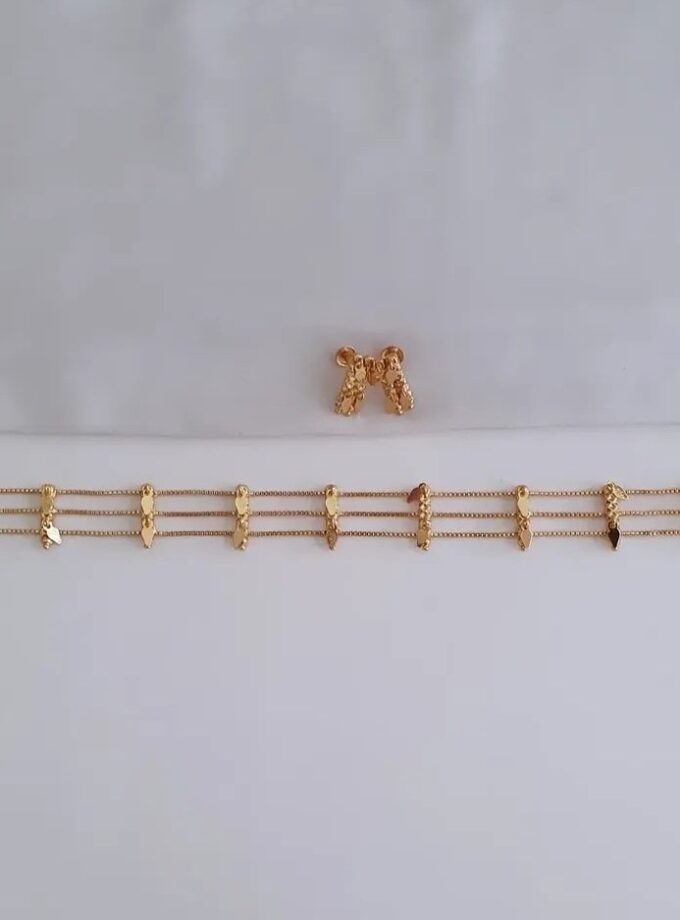 MICRO PLATED ELAKKATHAALI CHOKER-A3883