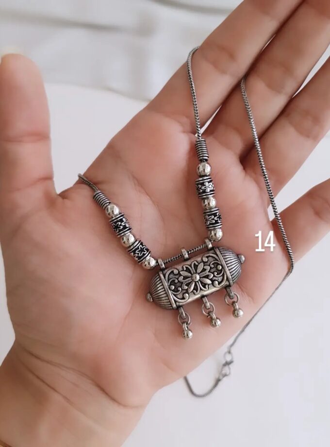 OXIDISED SHORT HAARAM-A3875 (14)