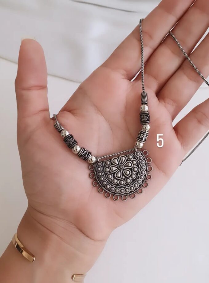 OXIDISED SHORT HAARAM-A3875(5)