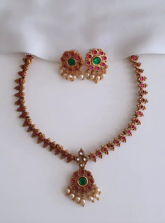 ANTIQUE ATTIGAI NECKLACE-A3889