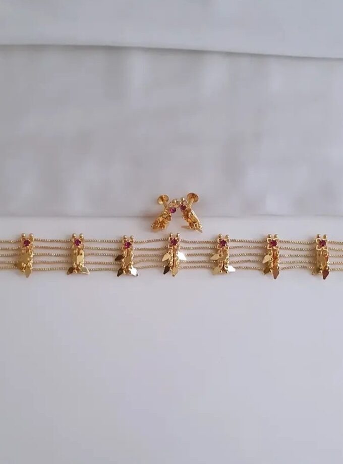 ELAKKATHAALI CHOKER MICRO PLATED-A3907