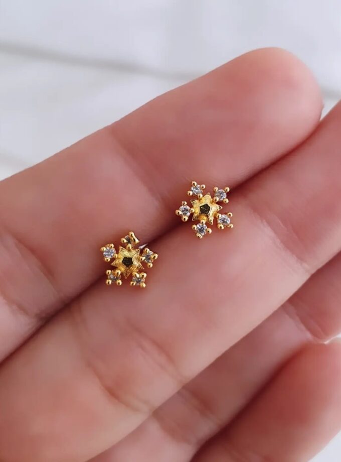 AD MICRO PLATED EARRING-A3915