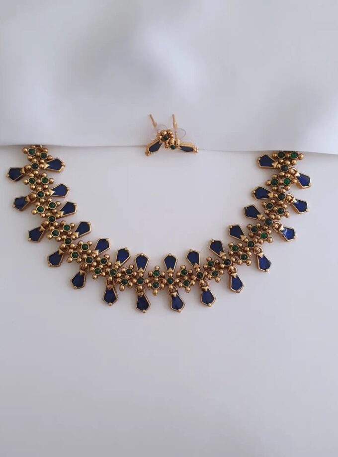NECKLACE PALAKA-A3936 BLUE