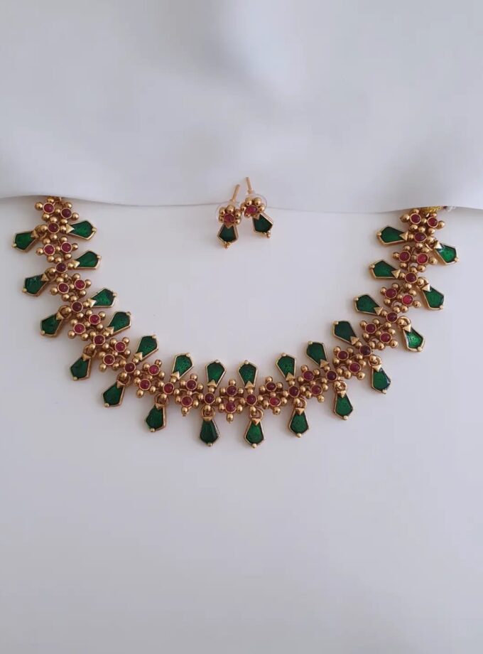 NECKLACE PALAKA-A3936 GREEN