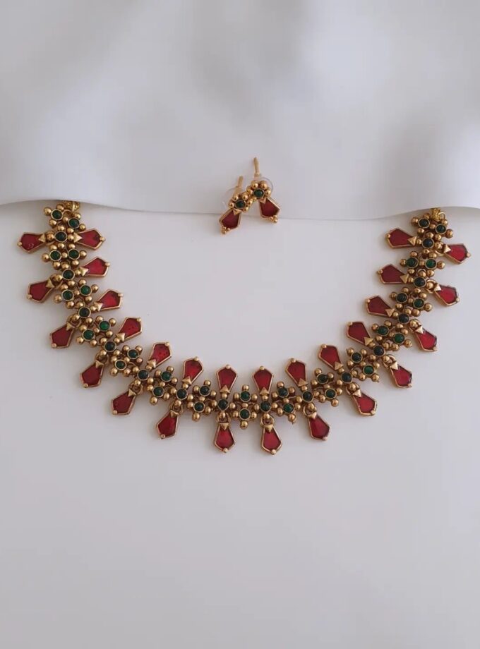 NECKLACE PALAKA-A3936 RUBY