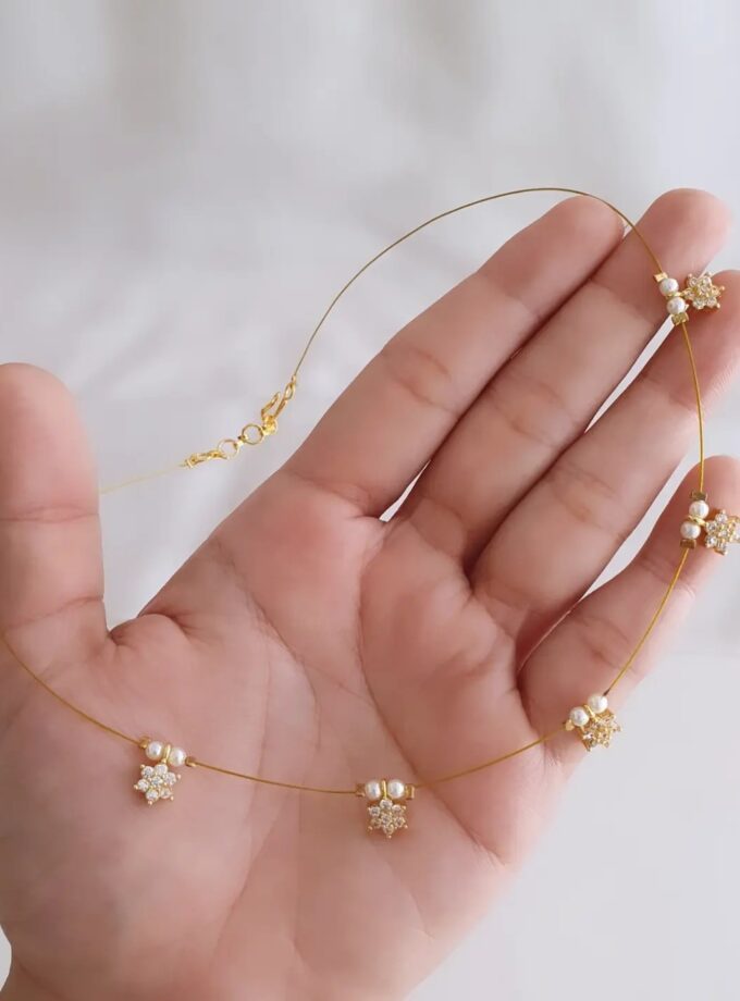 INVISIBLE CHAIN-A3979 PEARL