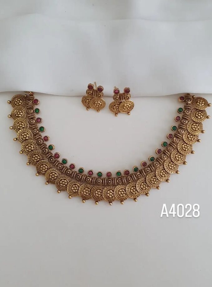 NECKLACE NON-IDOL COIN-A4028 MULTI