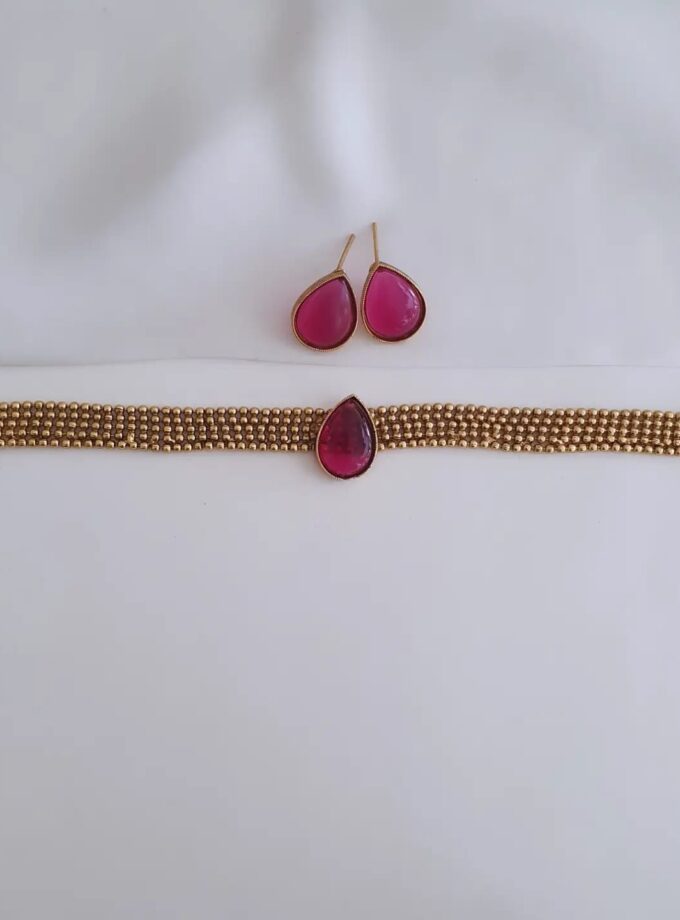 CHOKER DROP-A3939 RUBY