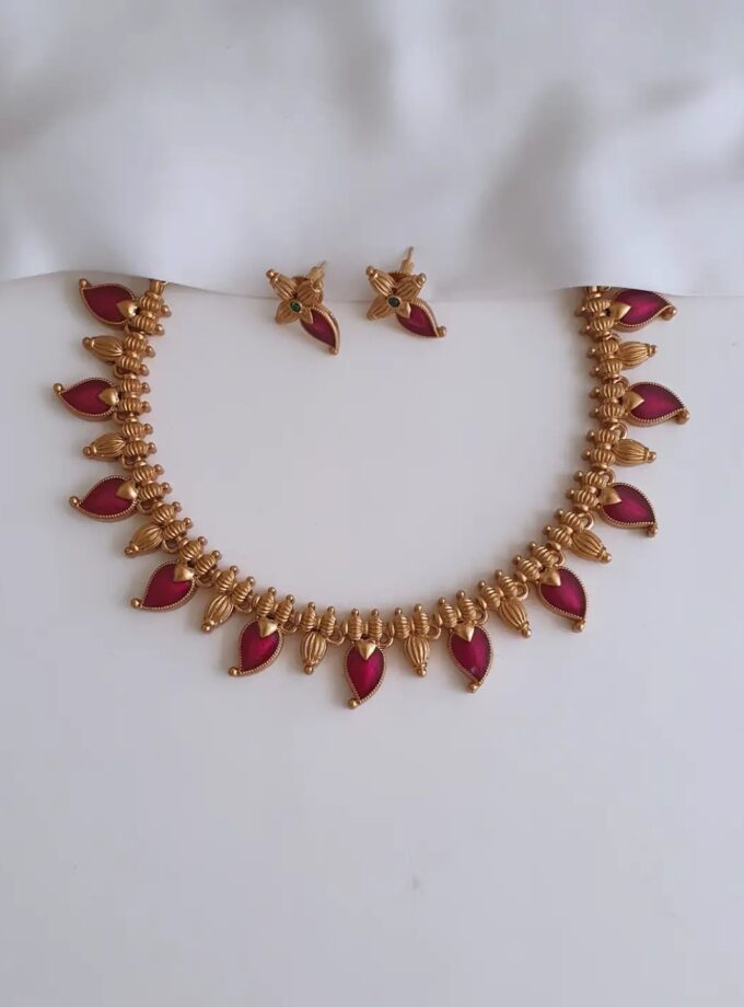 NECKLACE PALAKA-A4057 PURPLE
