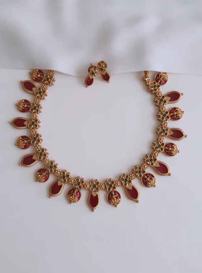 NECKLACE PALAKA-A4058 RUBY