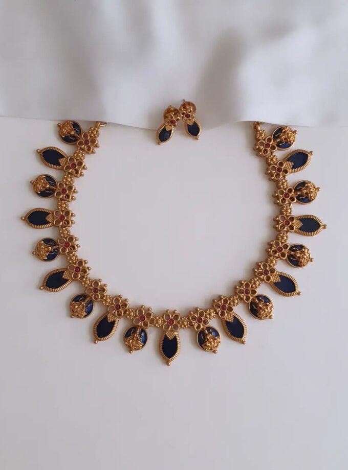 NECKLACE PALAKA-A4058 BLUE