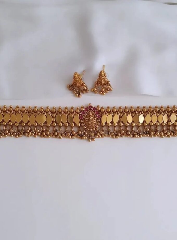 CHOKER ELAKKATHAALI PREMIUM-A4034 GOLD