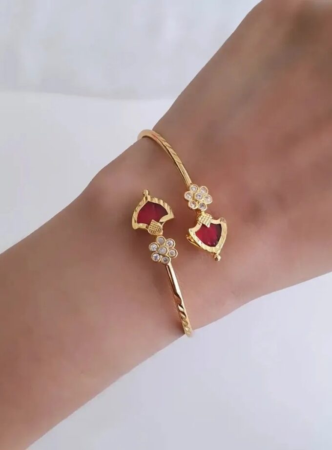 HAND CUFF MICRO PLATED-A3891 RED
