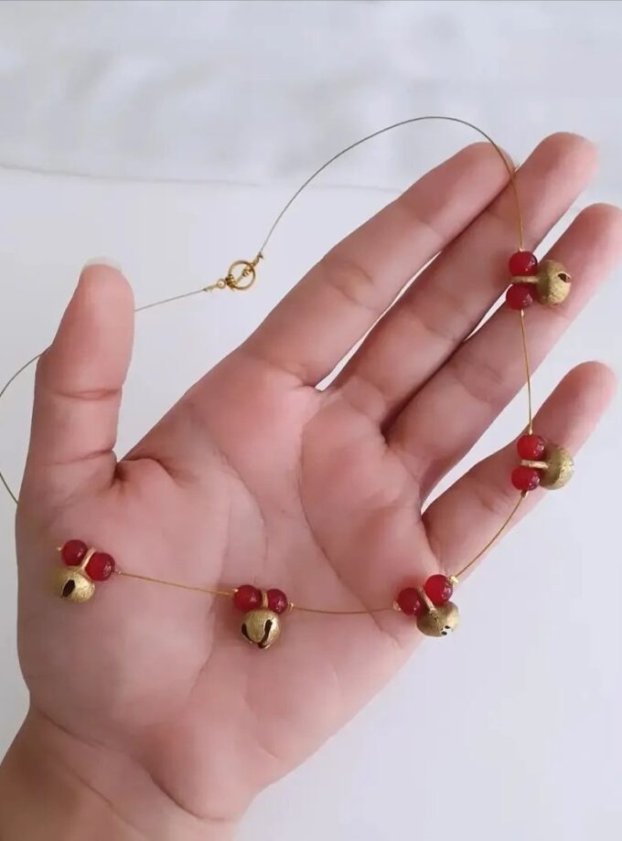 GLASS BEAD CHILANKA-A4102 RUBY