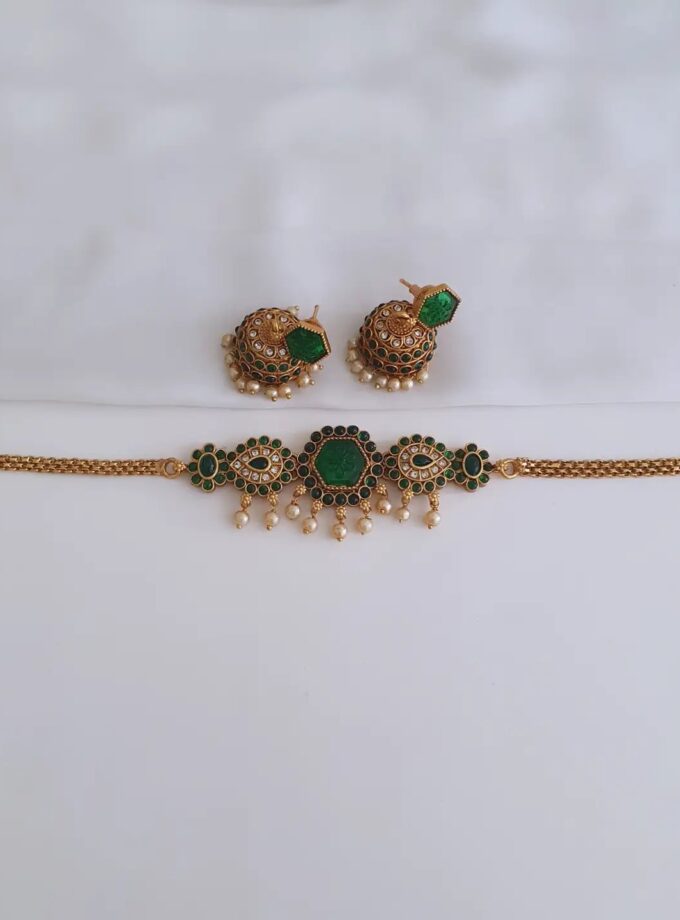 CHOKER NON IDOL-A4119 GREEN