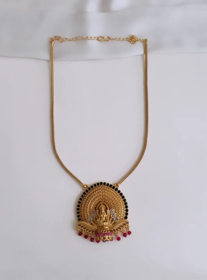 SHORT HAARAM-A4125 RUBY BEAD