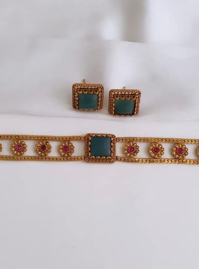 CHOKER-A4133 GREEN