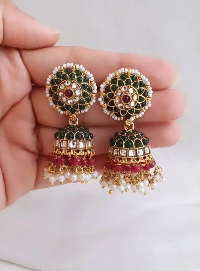 JUMKA BEADS-A4107 GREEN