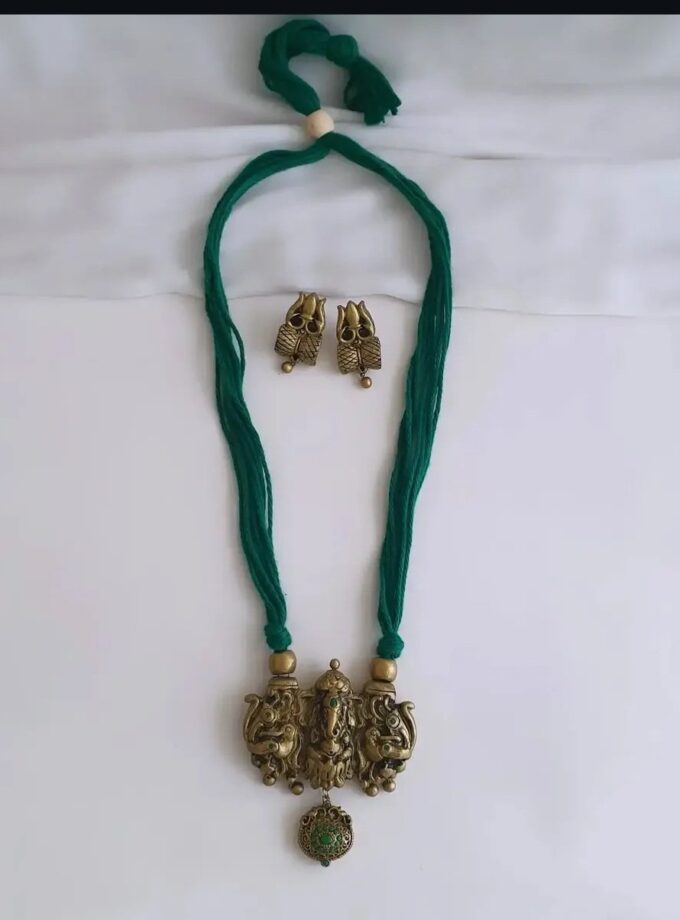 TERRACOTTA VINAYAK LONG HAARAM-A3839
