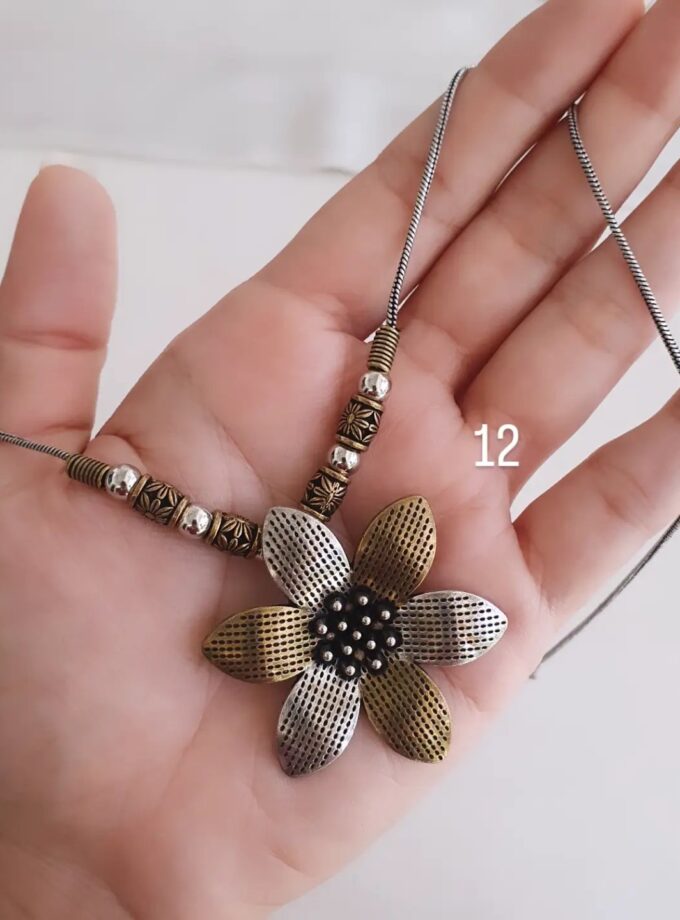OXIDISED SILVER GOLD-A4211