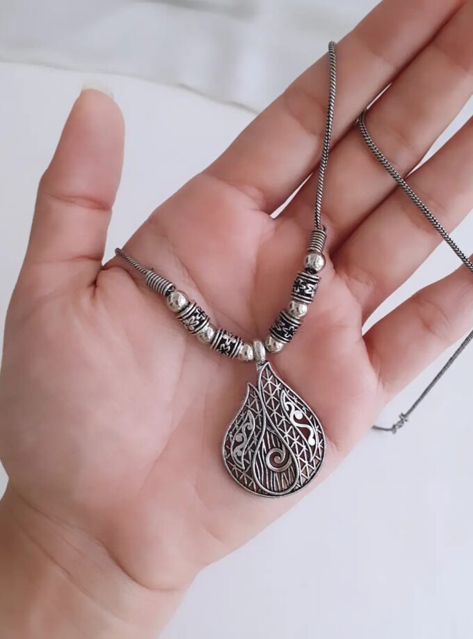 OXIDISED SHORT HAARAM-A3875 (24)