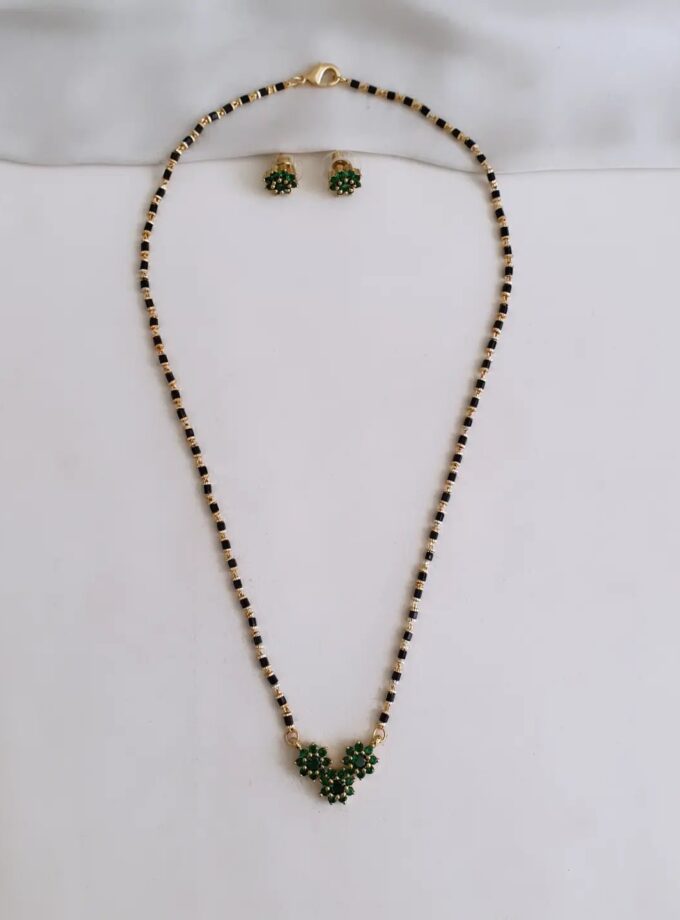 MANGALSUTRA AD STONE-A4289