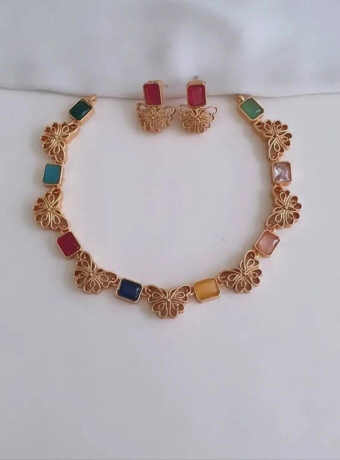 NECKLACE MULTI COLOUR-A4328