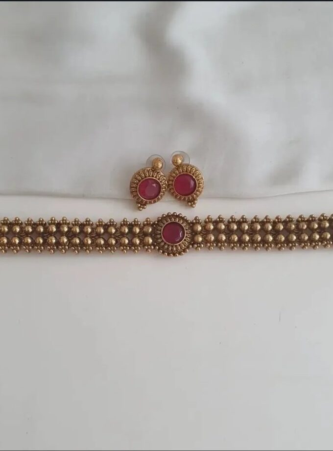 CHOKER-A4360 RUBY