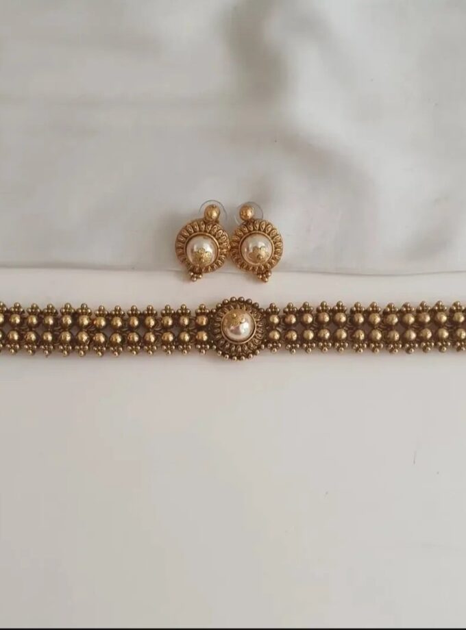 CHOKER-A4360 PEARL